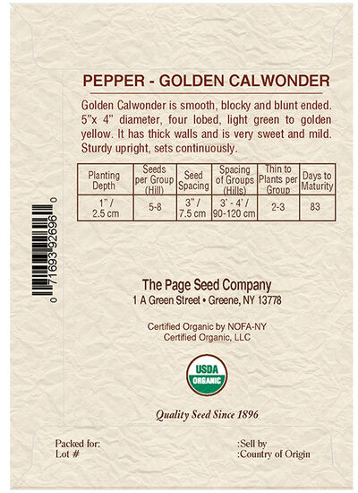Pepper Golden Calwonder