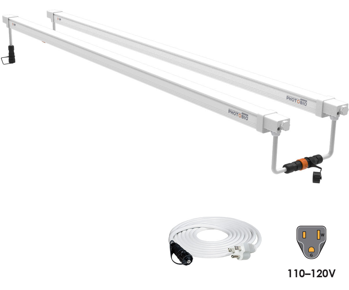 PHOTOBIO VP LED, 32W, 100-277V VE paquete de 2, (cable de 10' 120V) 