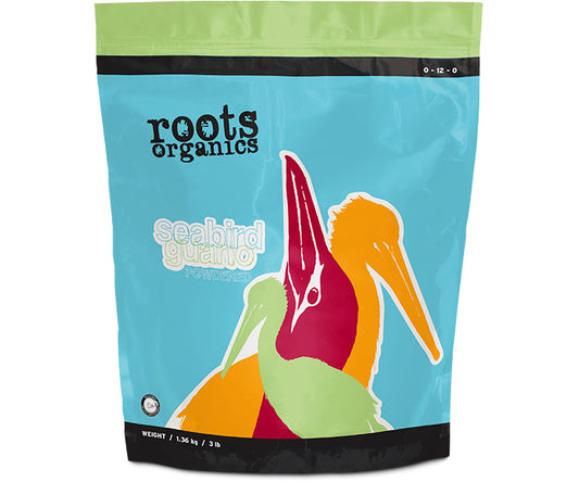 Polvo de guano de aves marinas de Roots Organics
