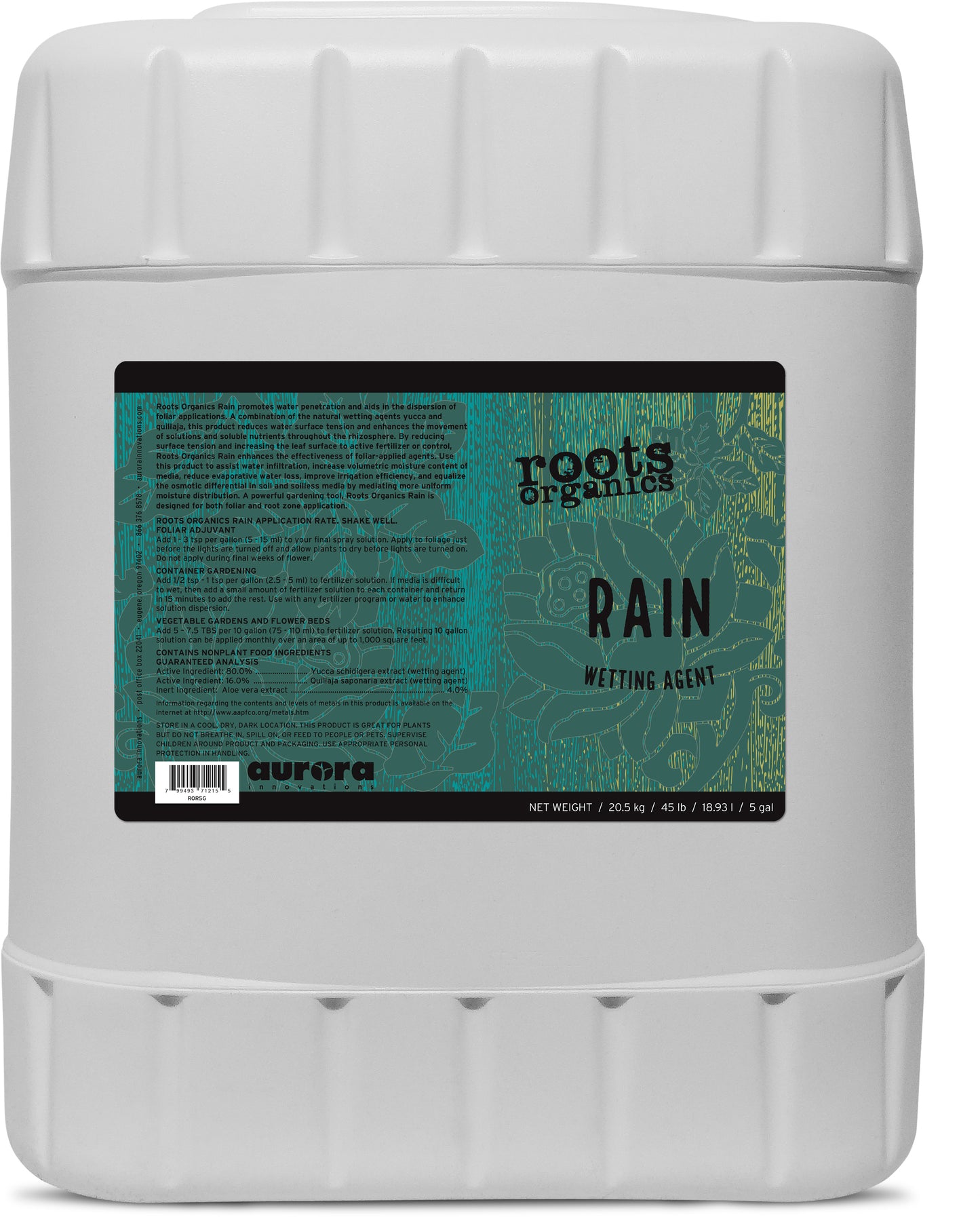 Roots Organics Rain