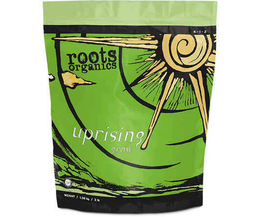 Crecimiento del levantamiento de Roots Organics