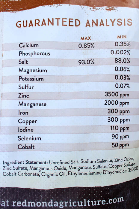 Redmonds NTM Selenium 90 50lbs