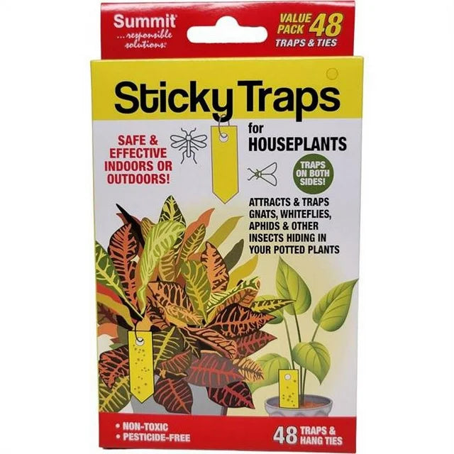 Sticky Traps Houseplant Insect Trap 12pk