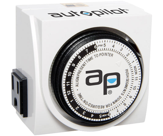 Autopilot Dual-Outlet Analog Timer