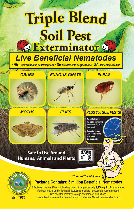 Beneficial Nematodes Triple Blend Soil Pest Exterminator