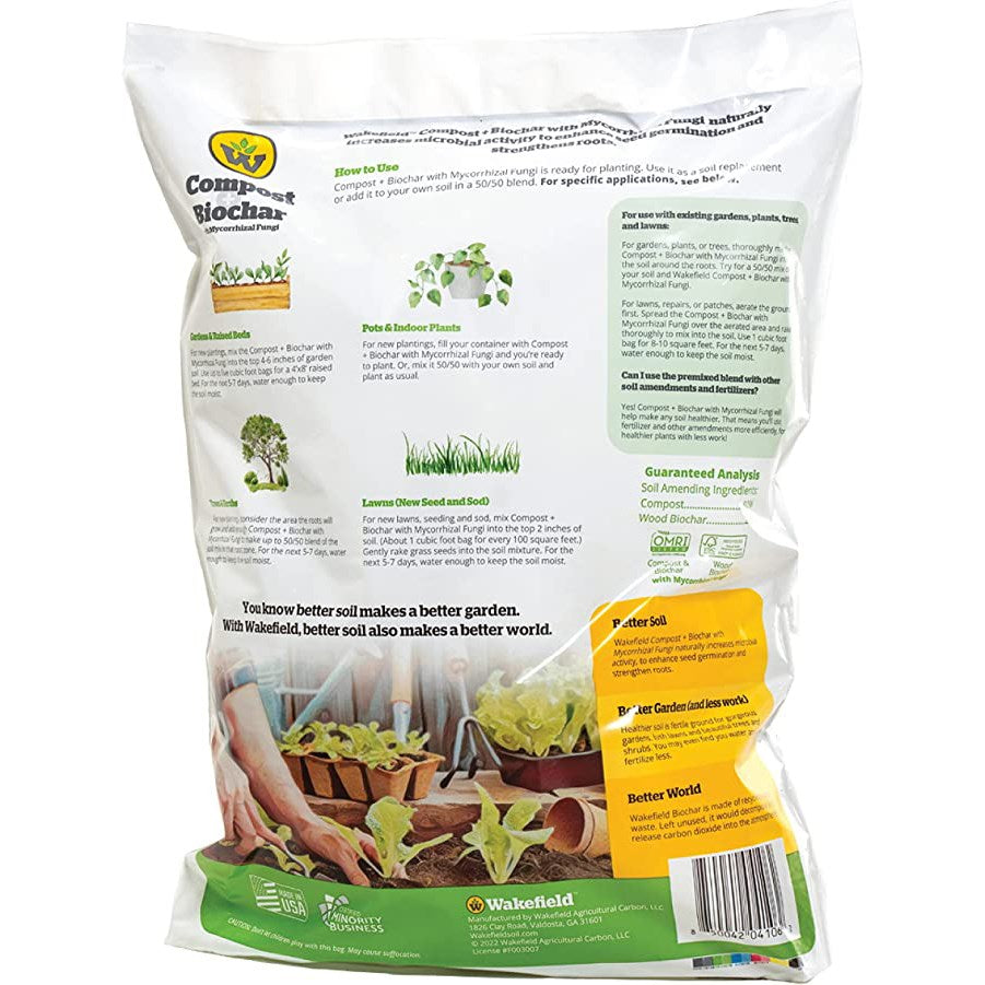 Wakefield® Biochar Soil Conditioner - 1cu ft