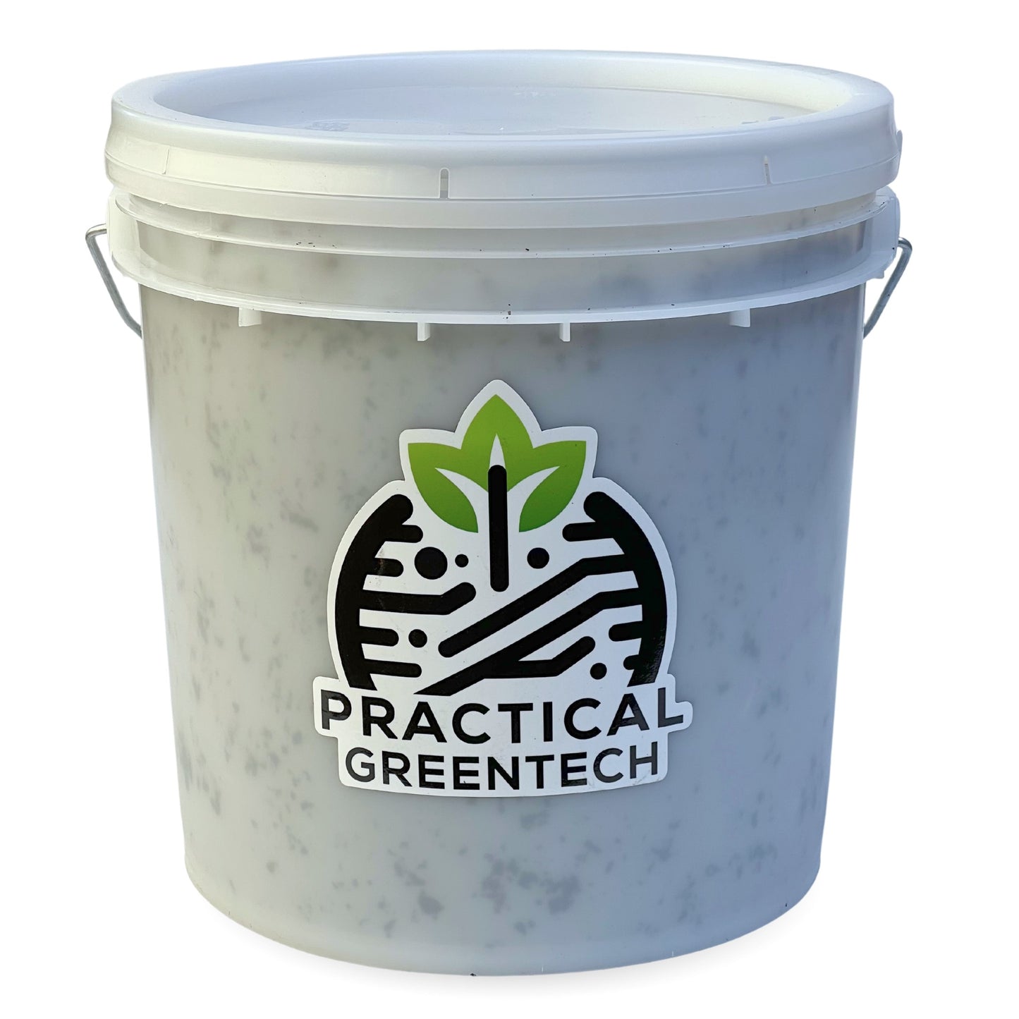 1:1 Inoculated Biochar & Worm Casting Blend - 2 Gallon Bucket - Practical Greentech