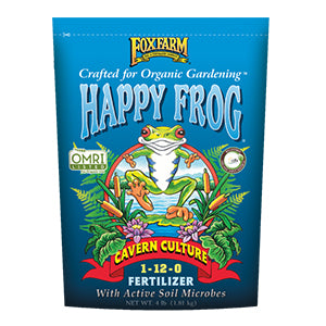 Fertilizante para cultivo de cavernas Happy Frog de FoxFarm