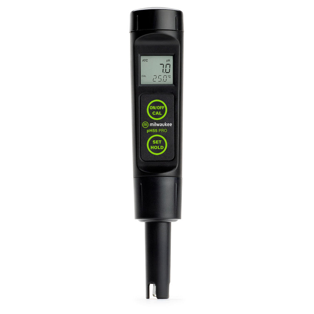 Milwaukee PH55 PRO Waterproof pH & Temperature Tester with ATC & Replaceable Probe