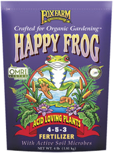 Fertilizante para plantas amantes de los ácidos FoxFarm Happy Frog 