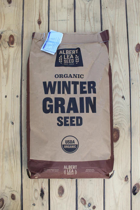 Trigo de invierno OG - Semilla de cultivo de cubierta dura roja - Bolsa de 50 lb 